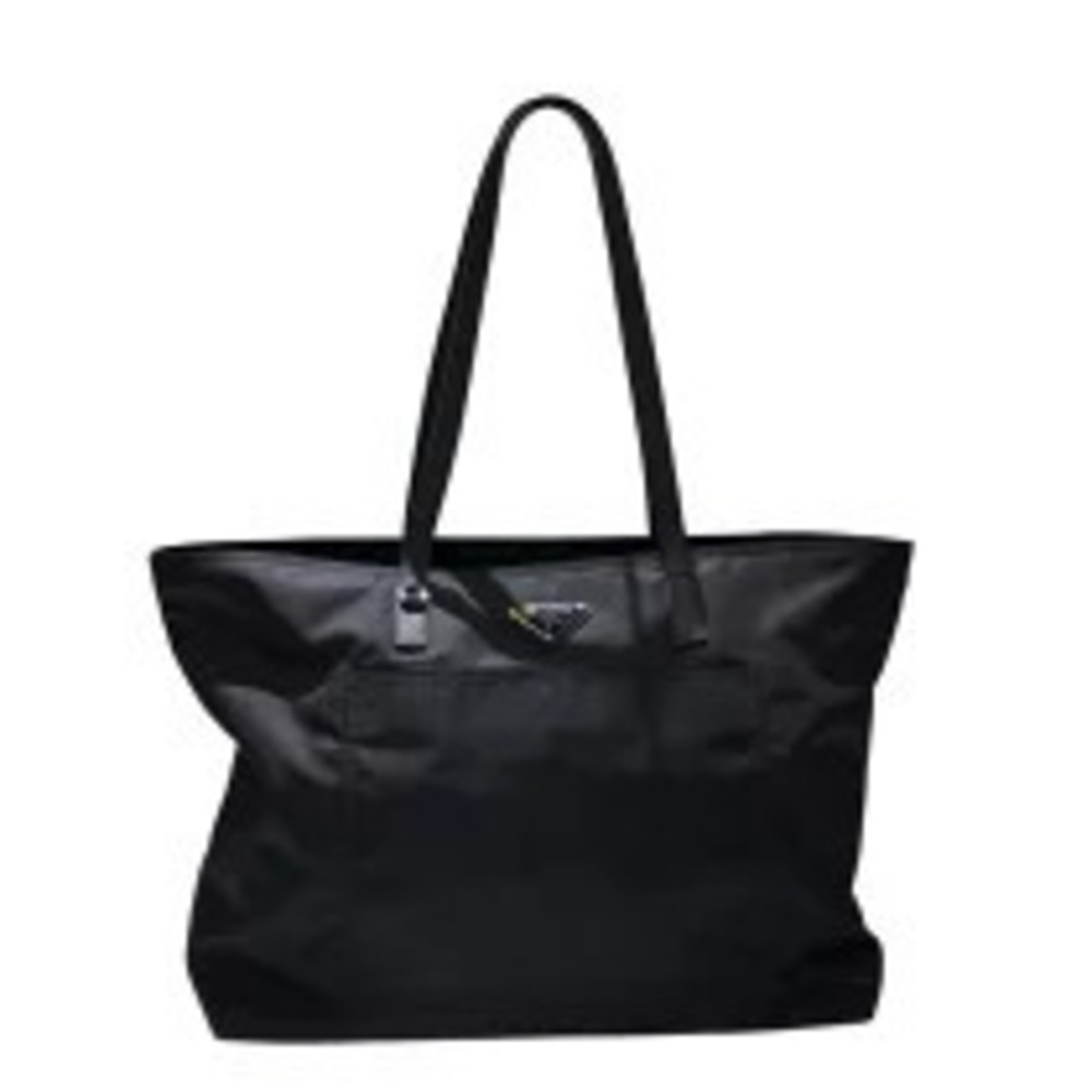 Prada Vitello Daino Shopping Leather Tote Bag Black